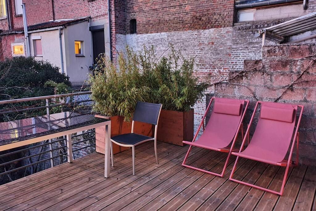 Maison Famille-Confort-Terrasse Jardin-Vue Cathedrale Amiens Exteriör bild