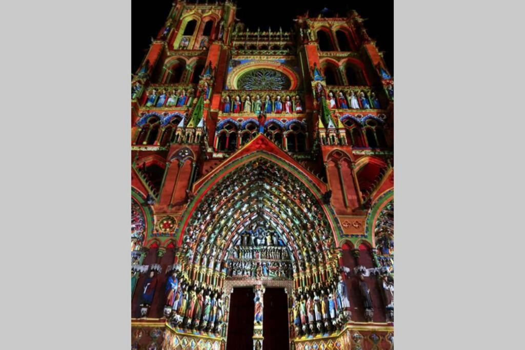 Maison Famille-Confort-Terrasse Jardin-Vue Cathedrale Amiens Exteriör bild